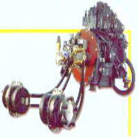 Motor s hidrostatičnim pogonom koles